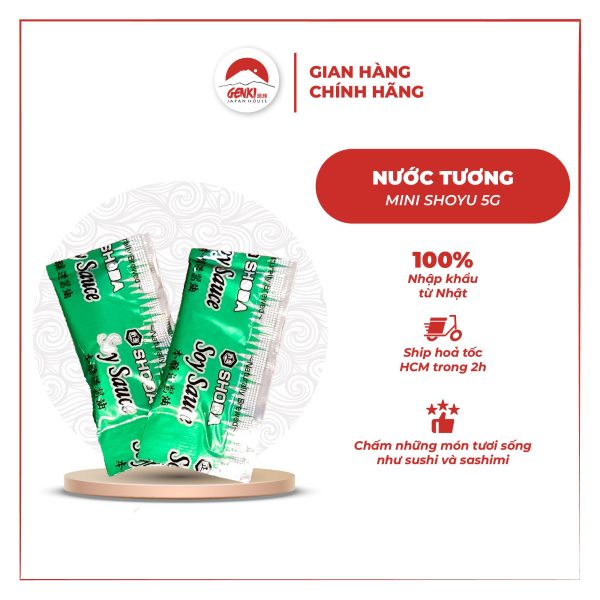 Nước tương nhật chấm sushi