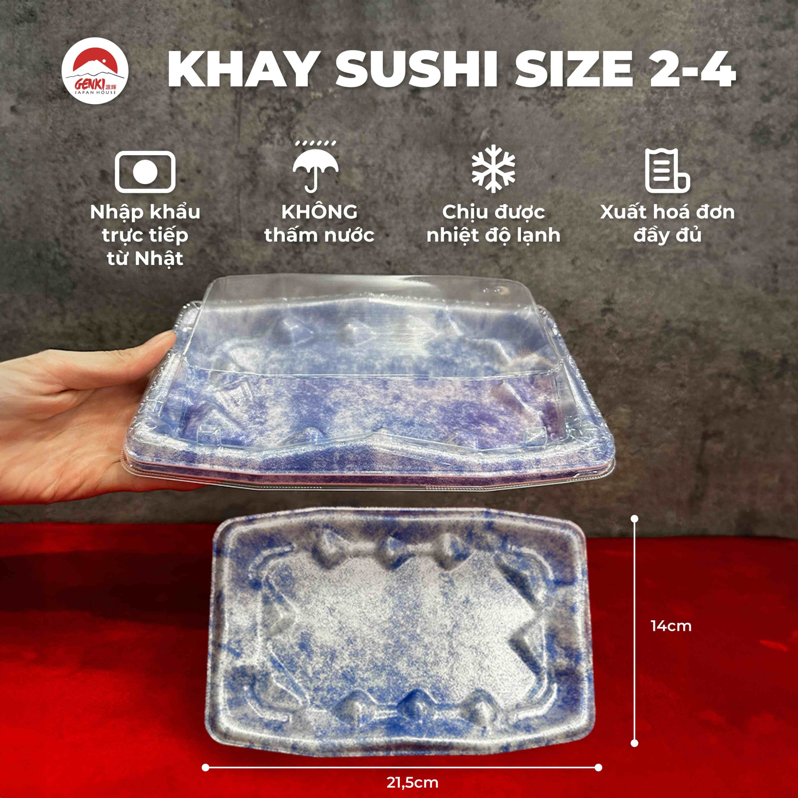 Khay sushi take away