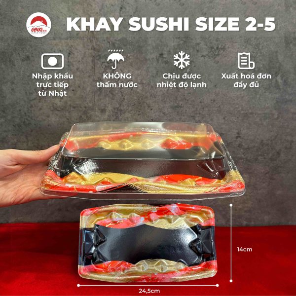Khay sushi take away